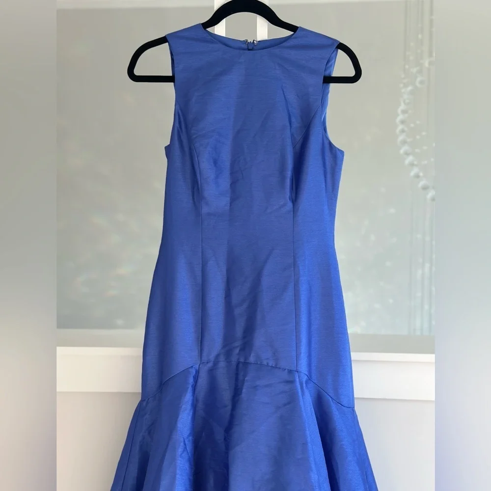 Anthropologie Hutch Blue Sleeveless Full Flare Dress - Picture 3 of 7
